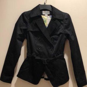 Black H&M Belted Jacket